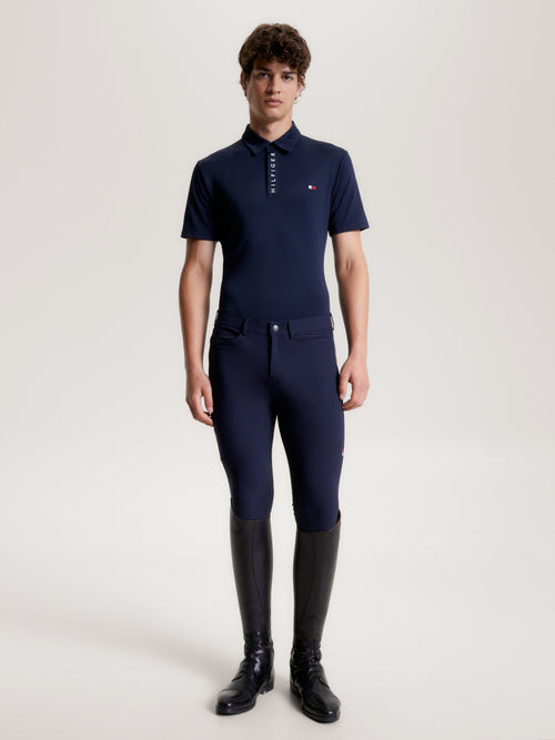 Tommy Hilfiger Equestrian® »Herren Poloshirt Harlem Blau, bietet alles, was Sie von einem klassischen Tommy Poloshirt erwarten würden Artikelnummer th13mssp713-004 erhältlich bei www.Hotti24.de