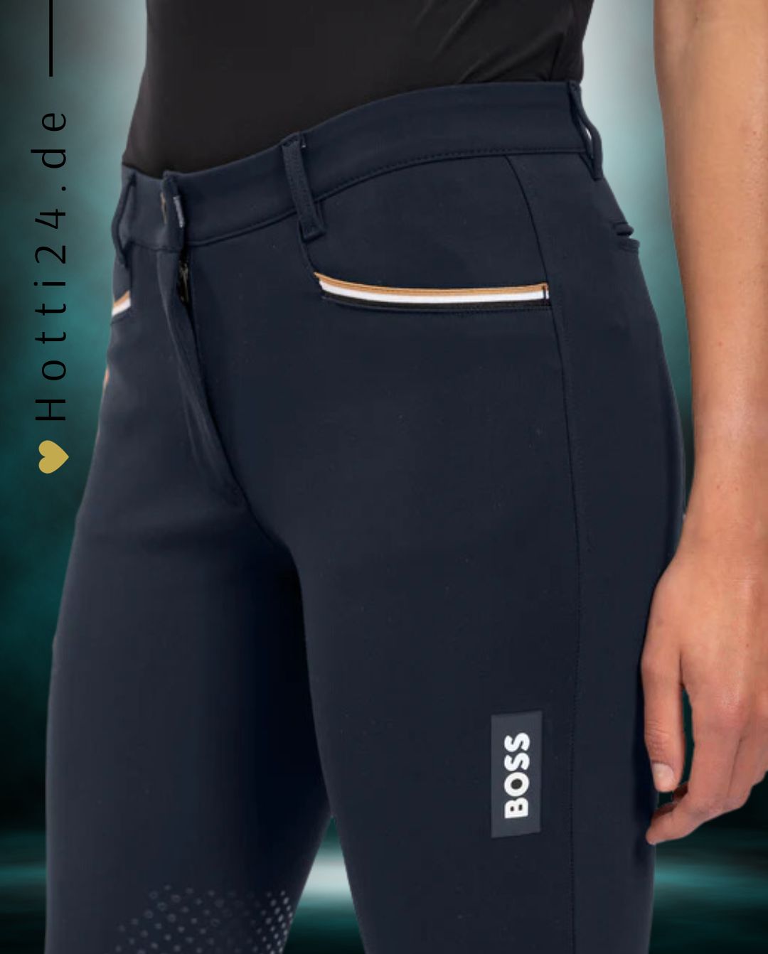 BOSS Equestrian »Damen Reithose Hazel KnieGrip Blau Frühling / Sommer, Diese Reithose besteht aus atmungsaktivem Power Sport Material, das dir maximalen Komfort bietet Artikelnummer b3w1302-404 erhältlich bei www.Hotti24.de