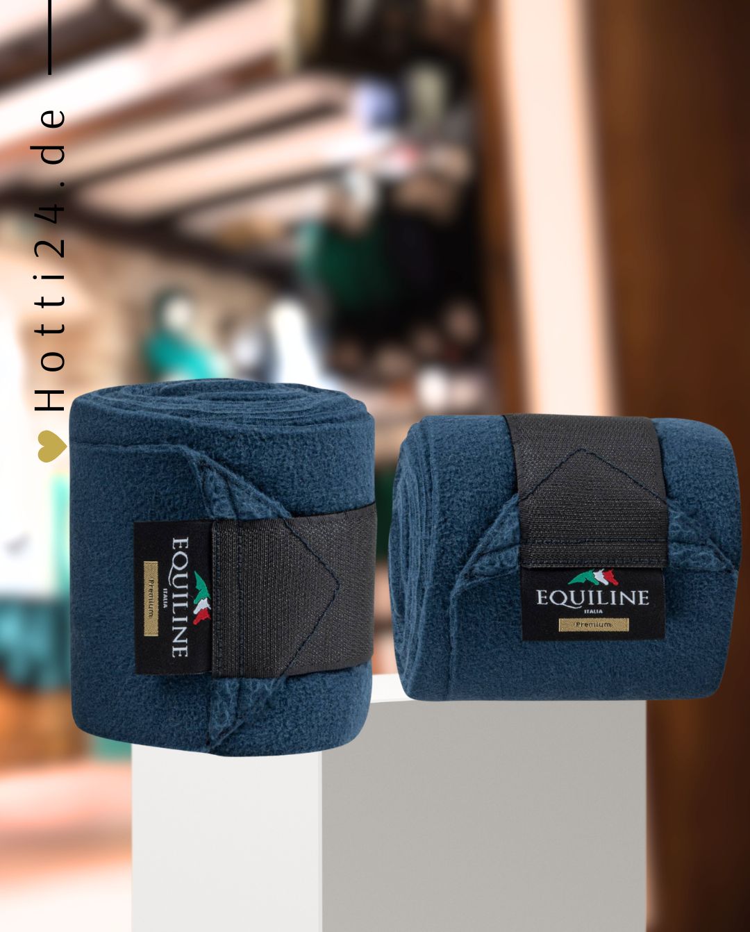 EQUILINE »Bandagen Fleece Echade 2er Set Blue