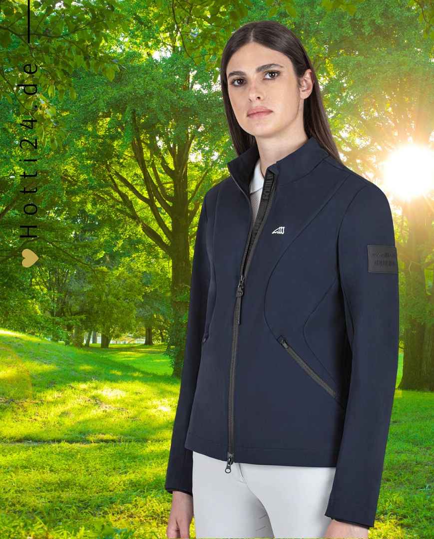 equiline damen jacke caurac es123pr09795-002 blau