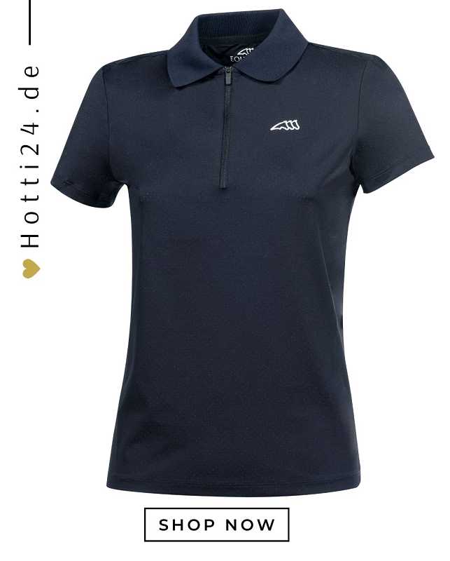 equiline damen poloshirt carenc es123ph00874-002 blau