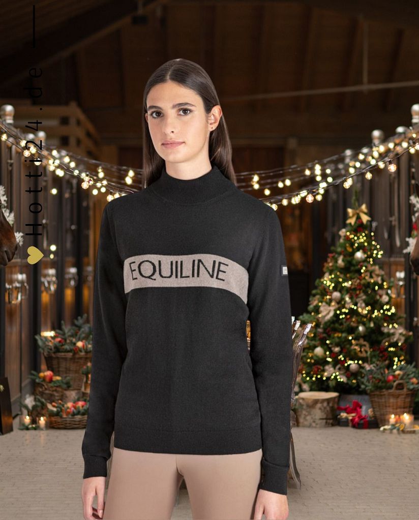 Equiline Damen Pullover mit Kaschmir für ein luxuriöses Tragegefühl mit der Artikelnummer EW022PR09773 ist auf www.Hotti24.de erhältlich.