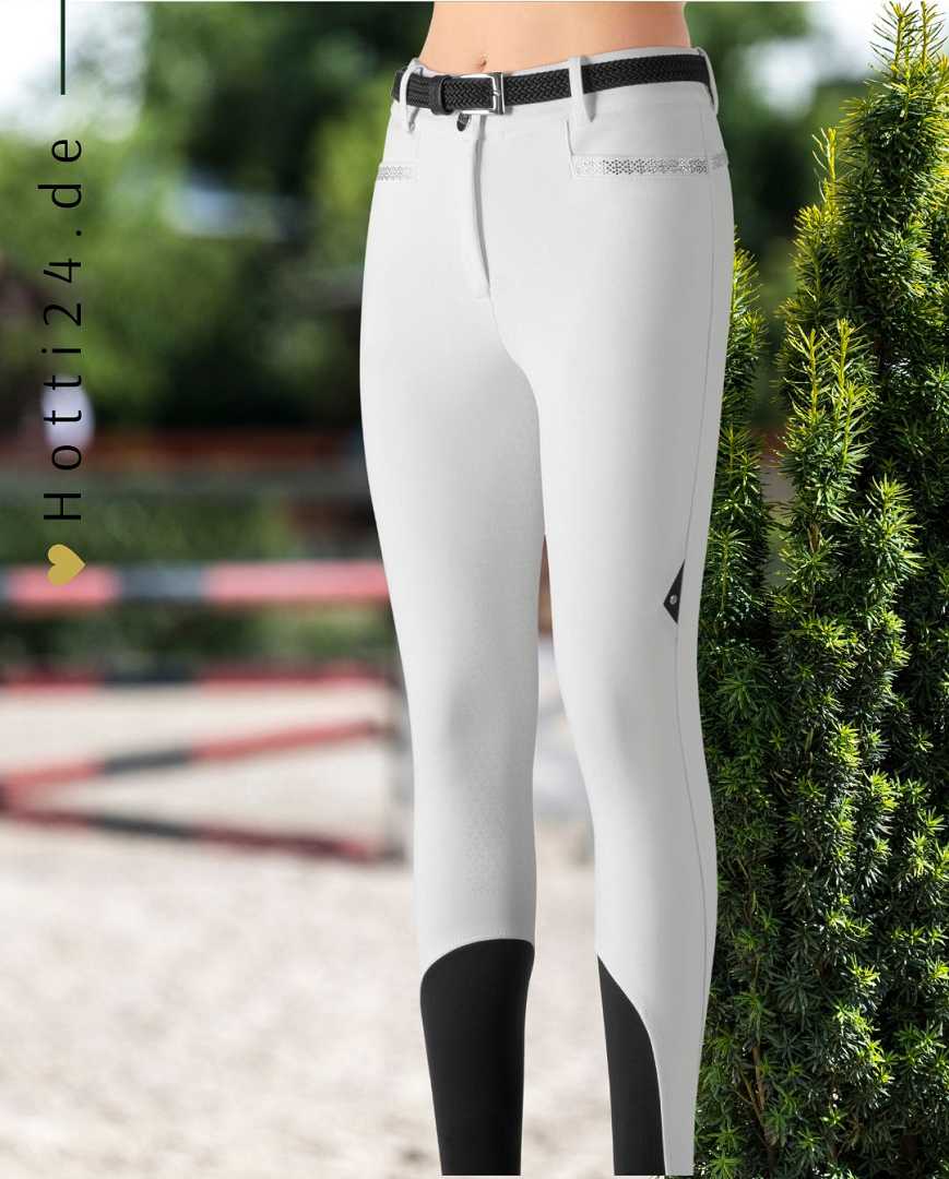 Die vorliegende Datei enthält Informationen über die EQUILINE Damen Reithose "Nellyfh FullGrip" in Weiß mit der Artikelnummer EW323PN09109-001. Um mehr über dieses Produkt zu erfahren oder es zu erwerben, besuchen Sie www.Hotti24.de.