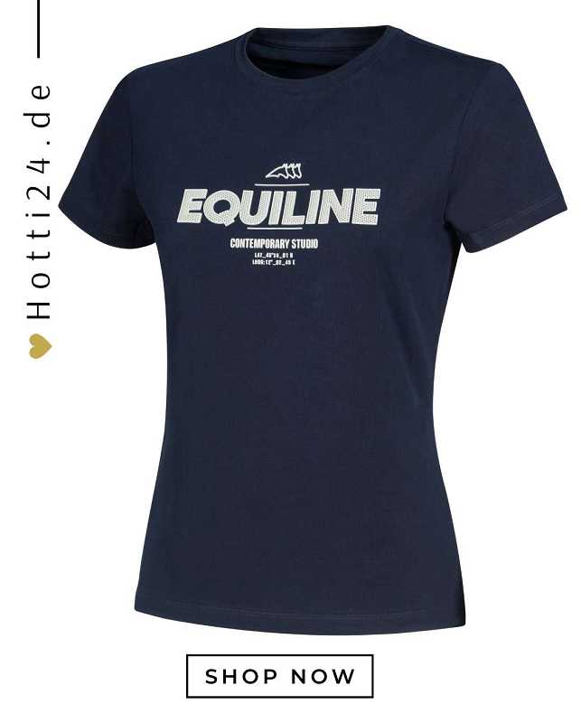 equiline damen t-shirt chloec es123ph00882-002 blau vorne