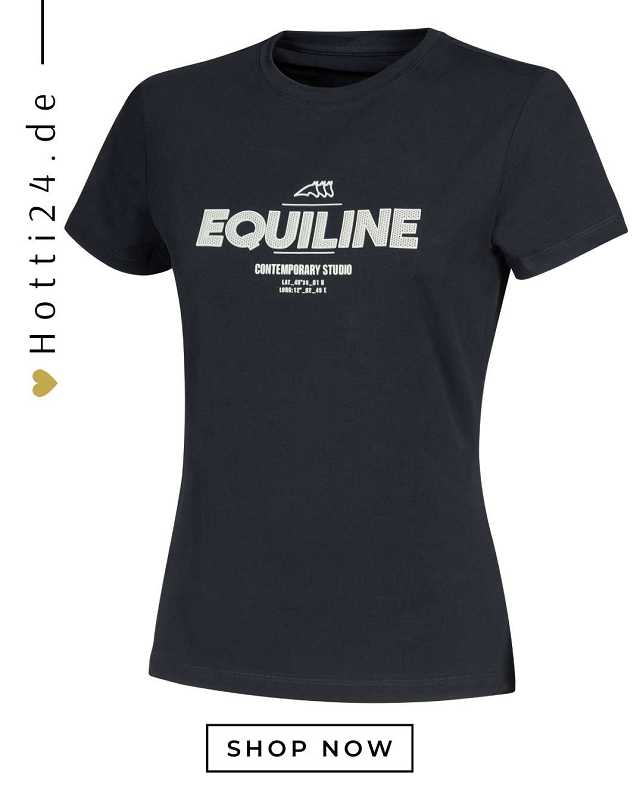 equiline damen t-shirt chloec es123ph00882-006 schwarz vorne