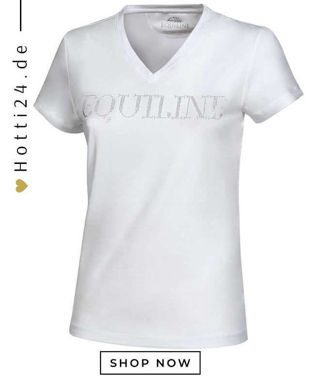 equiline damen t-shirt gigerg es123ph00881-428 weiss silber vorne