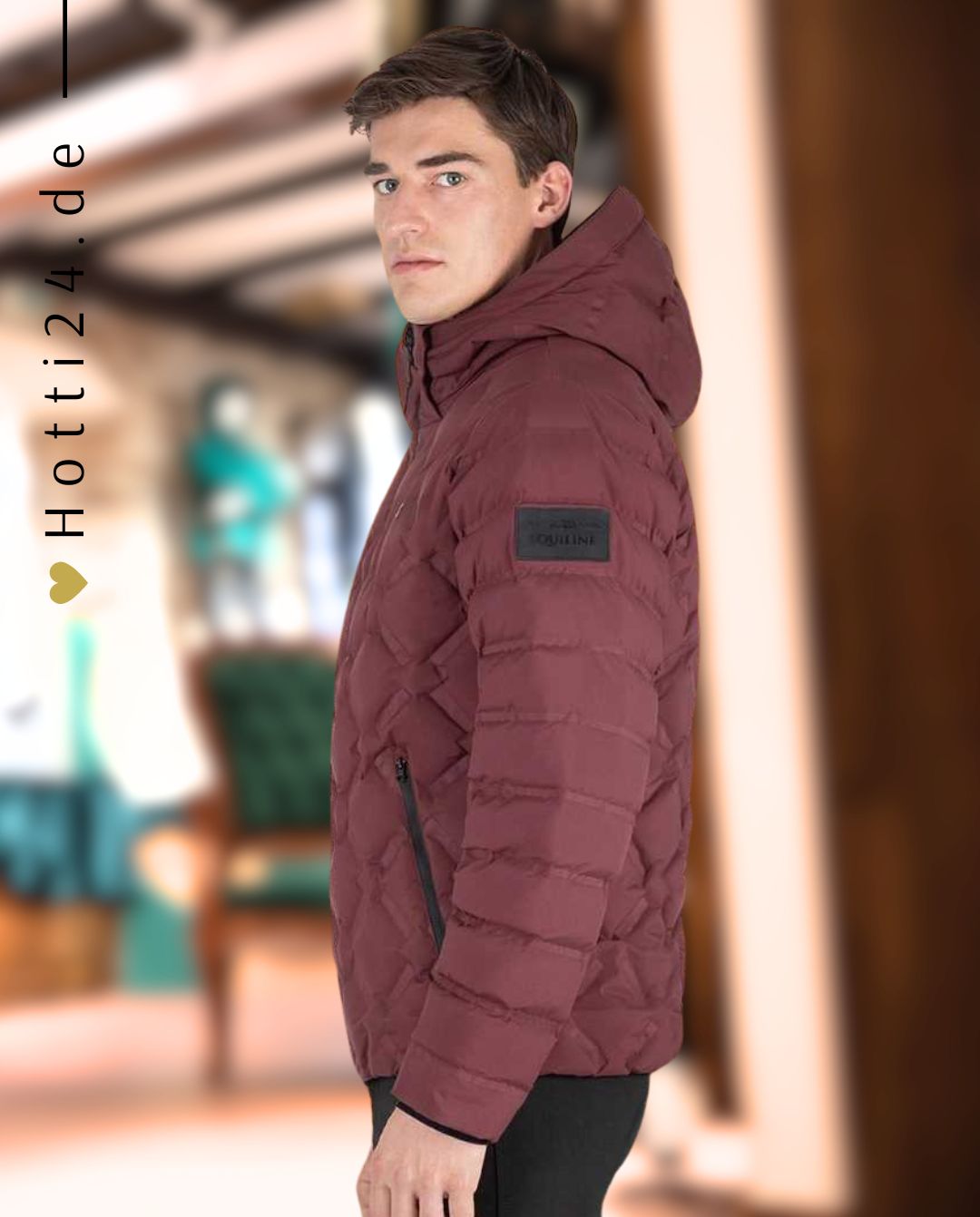 EQUILINE »Winterjacke Curroc Rot