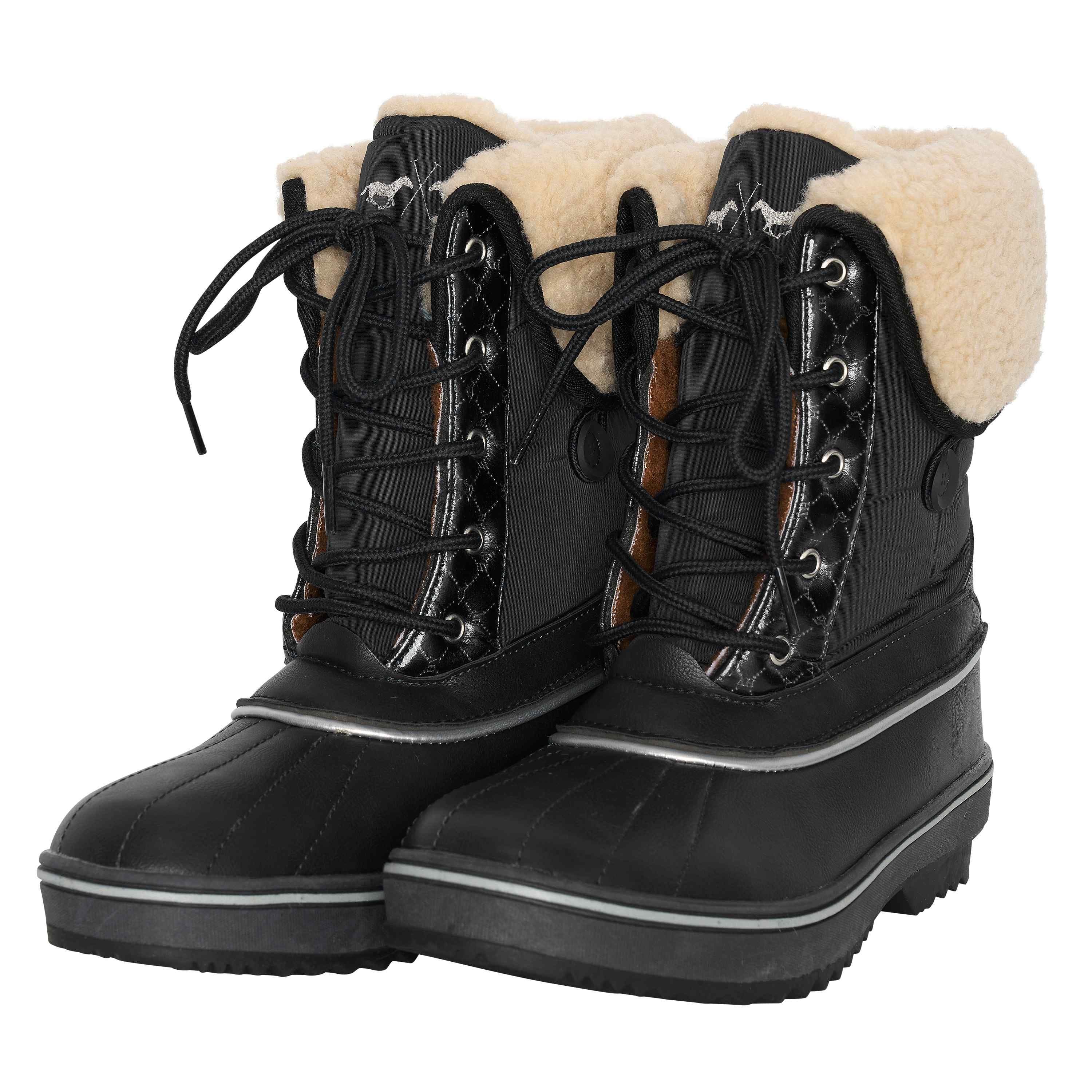 HV Polo »Damen Winterstiefel Glaslynn Luxe Schwarz, warme Thermo Winterstiefel HVPGlaslynn Luxe unterstützen dich auf deinen Touren. Du kannst dank des knöchelhohen Schafts nicht so schnell umknicken Artikelnummer 2002093450-9000 erhältlich bei www.Hotti24.de