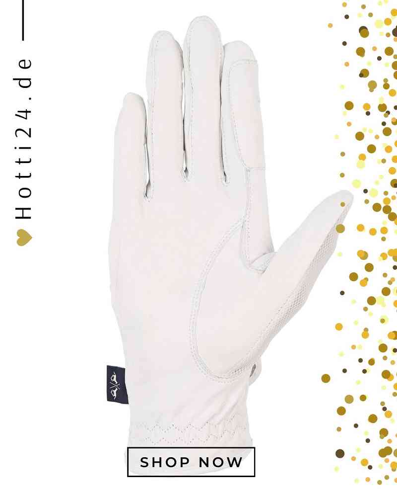 hv polo damen reiten handschuhe darent 0207093201-0001 white