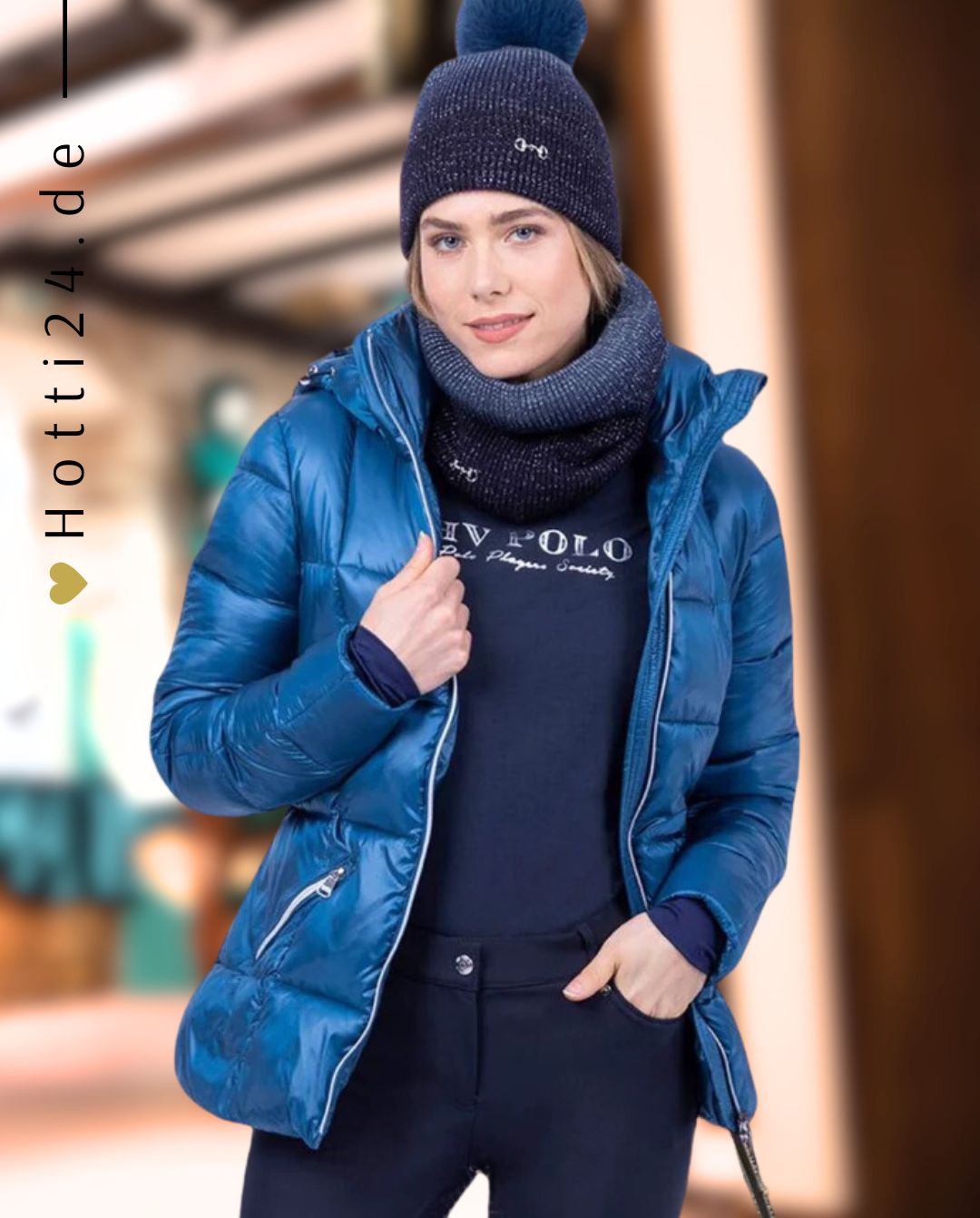 HV POLO »Winterjacke HVPChrissy Türkis