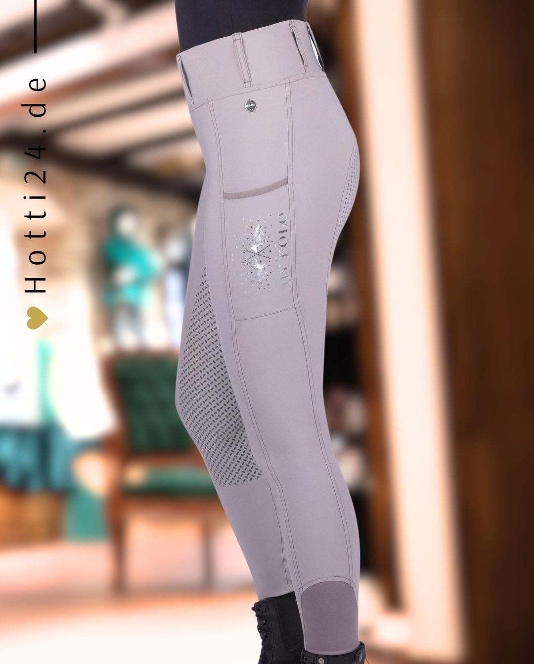 HV POLO »Reitleggings HVPClassic FullGrip Titanium