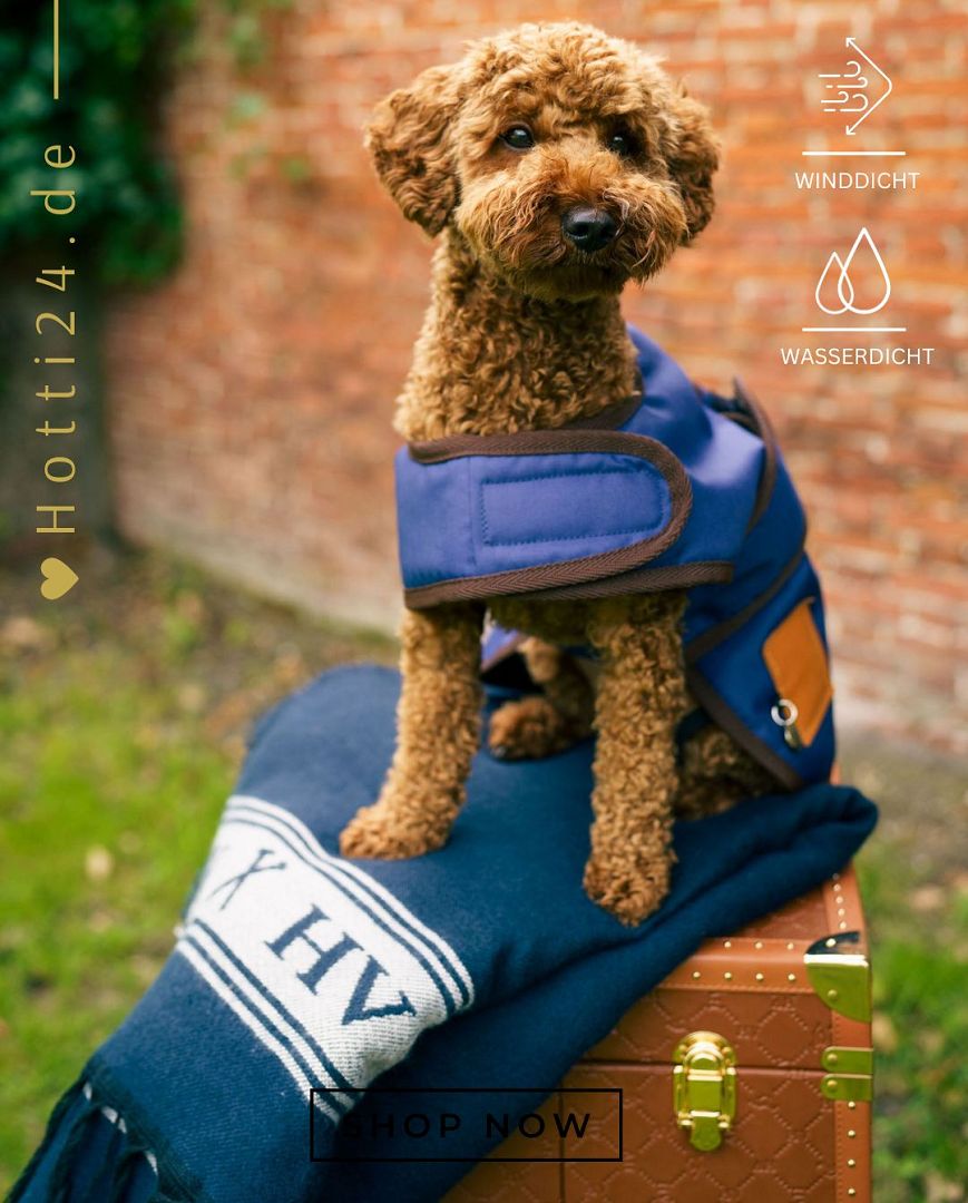 Der HV POLO Hundemantel "Puck" in Blau mit der Artikelnummer 3404093517-5001 ist ein stilvolles und praktisches Accessoire für Ihren geliebten Vierbeiner. Dieser Hundemantel hält Ihren Hund warm und trocken, besonders in kühlem oder nassem Wetter. Das schicke Design in Blau verleiht Ihrem Hund nicht nur Komfort, sondern auch einen modischen Look. Sie können diesen Hundemantel auf www.Hotti24.de erwerben.