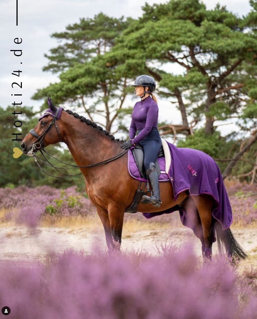 Imperial Riding präsentiert die Fliegenhaube Lovely in der Farbe Black Berry mit der Artikelnummer DE90122000. Diese Fliegenhaube bietet nicht nur Schutz vor lästigen Insekten, sondern setzt auch modische Akzente mit einem ansprechenden Design. Für weitere Informationen und die Möglichkeit zum Kauf besuchen Sie bitte die Website www.Hotti24.de