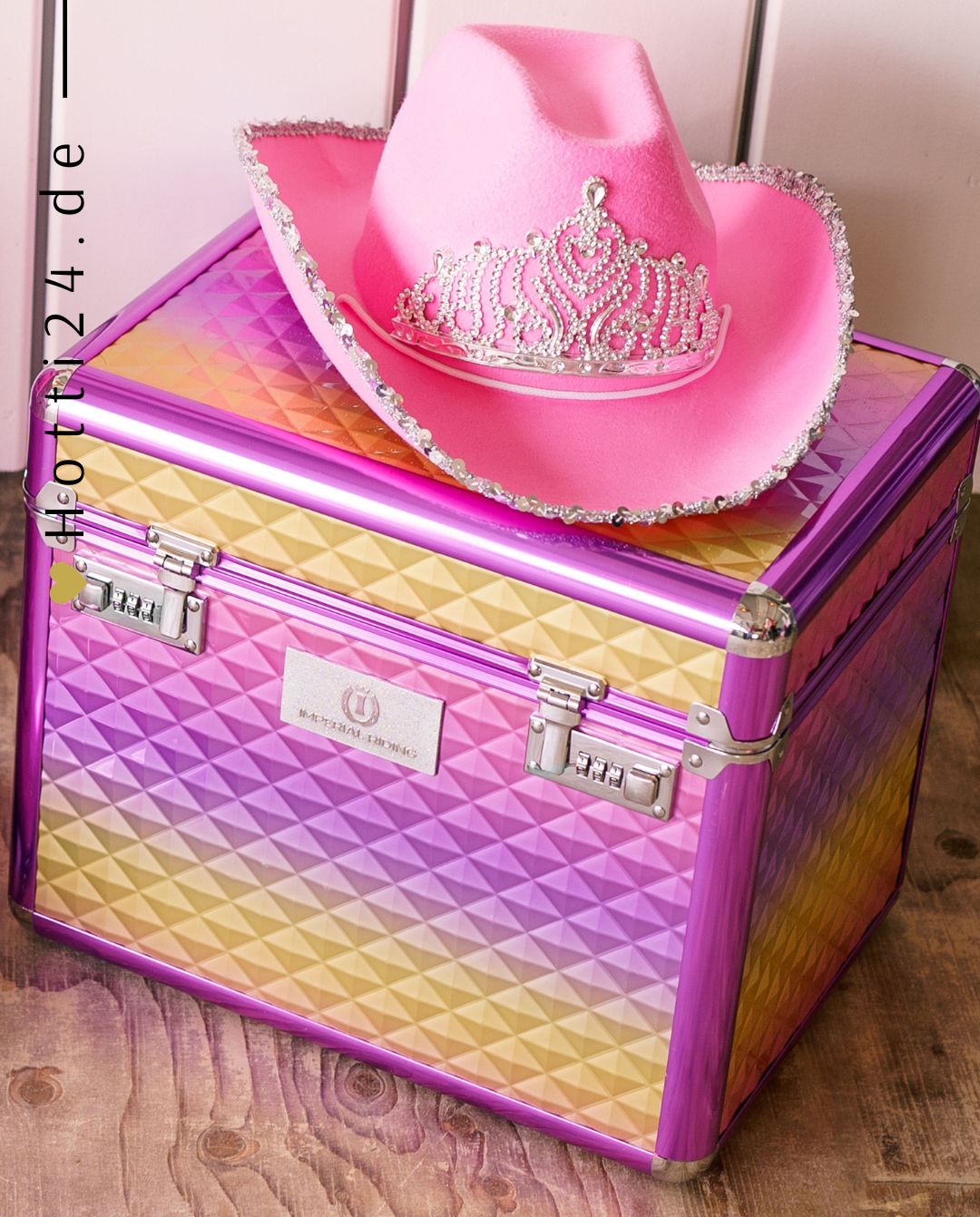 Imperial Riding »Pferde Putzbox Putzkoffer Shiny Unicorn Rosa, unser Bestseller Putzbox Shiny ist das perfekte Beauty-Case zur Aufbewahrung all Ihrer Haushaltsgeräte und Accessoires Artikelnummer ST68120002-0126 erhältlich bei www.Hotti24.de