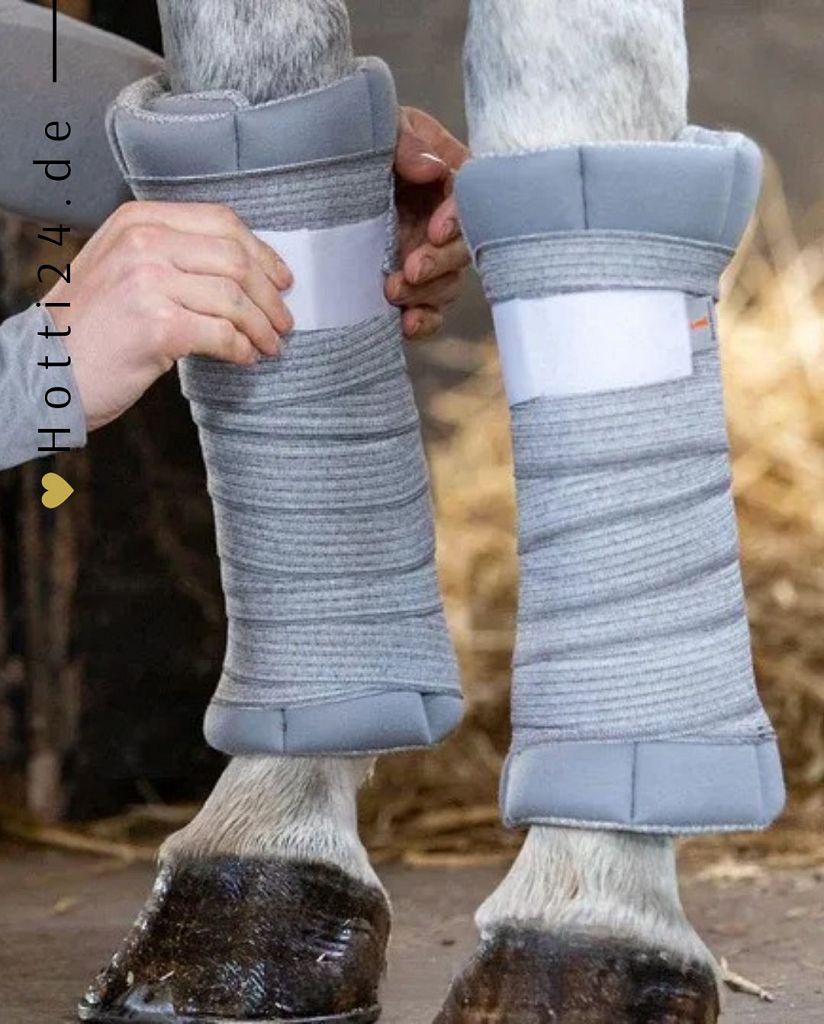 incrediwear equine »pferde bandagierunterlagen 2er set Artikelnummer ess-12-001. Mindert das Risiko von Verletzungen, Körpereigene Bekämpfung von Entzündungen, Verbesserter Nährstoff- und Sauerstofftransport, Verkürzte die Erholungs- und Regenerationszeiten, Schnelleres Abklingen von Schwellungen & Prellungen. Erhältlich unter www.Hotti24.de