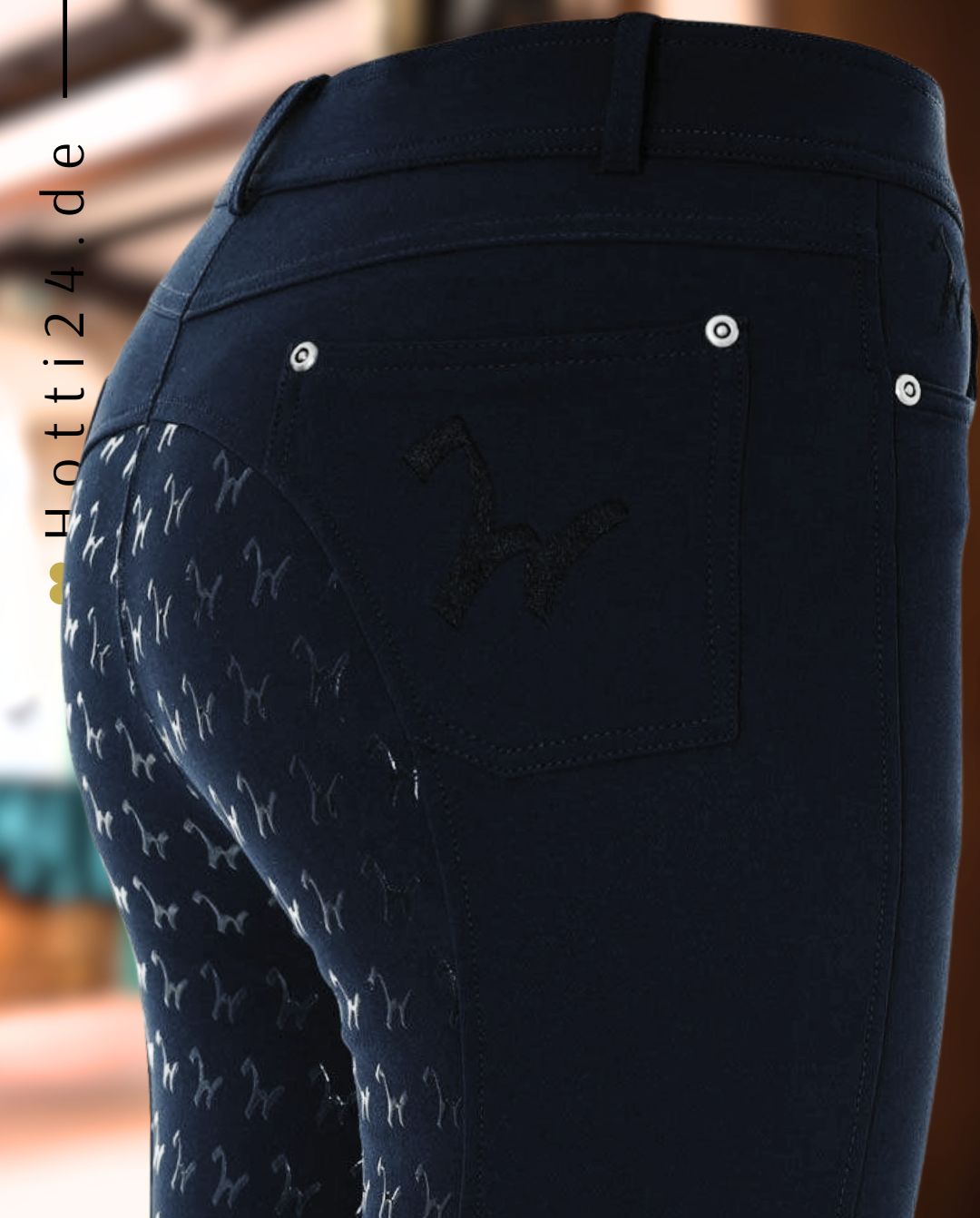 ISABELL WERTH »Reithose FullGrip Navy