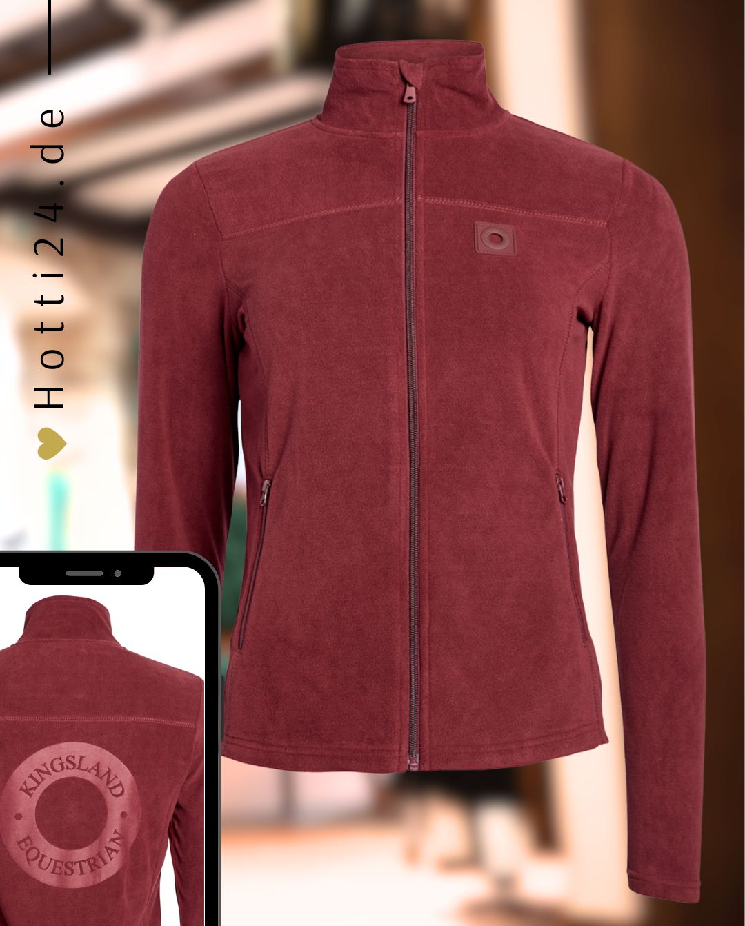 KINGSLAND »Fleecejacke KLSina Red