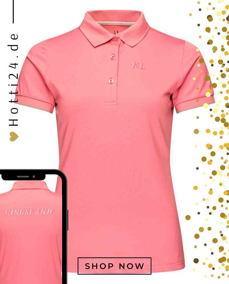 Kingsland »Damen Poloshirt Cadence Rosa, eignet sich ideal für warme Tage oder als Basisschicht fürs Trainingsoutfit. Es ist aus feuchtigkeitsregulierenden, schnell trocknenden Materialien gefertigt und bietet uneingeschränkte Bewegungsfreiheit Artikelnummer 2320202113-3035 erhältlich bei www.Hotti24.de