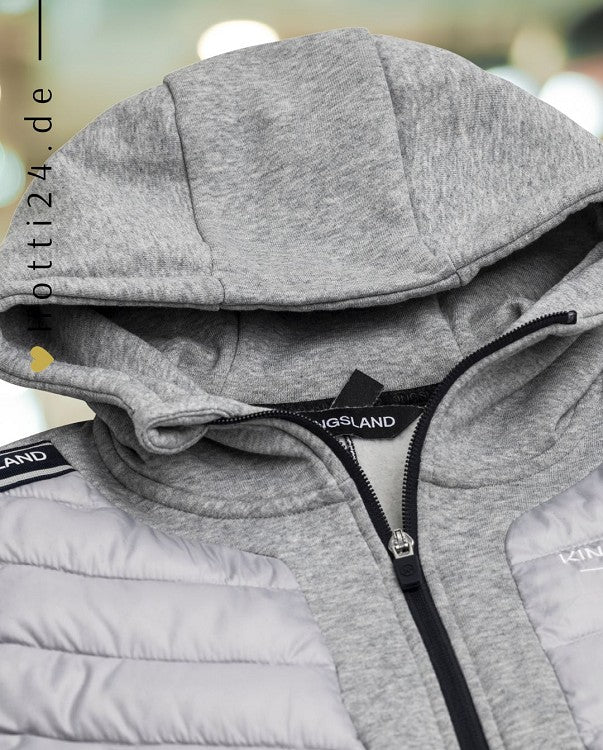 Kingsland »Damen Sweatjacke Ginny Grau, isolierte KLGinny Damen Sweatjacke vereint innovative Funktionalität mit einem sportlich-eleganten Look. Die Kapuze und die leicht gepolsterten Einsätze an der Vorderseite aus Webstoff halten die Trägerin schön warm Artikelnummer 2400153466-6950 erhältlich bei www.Hotti24.de