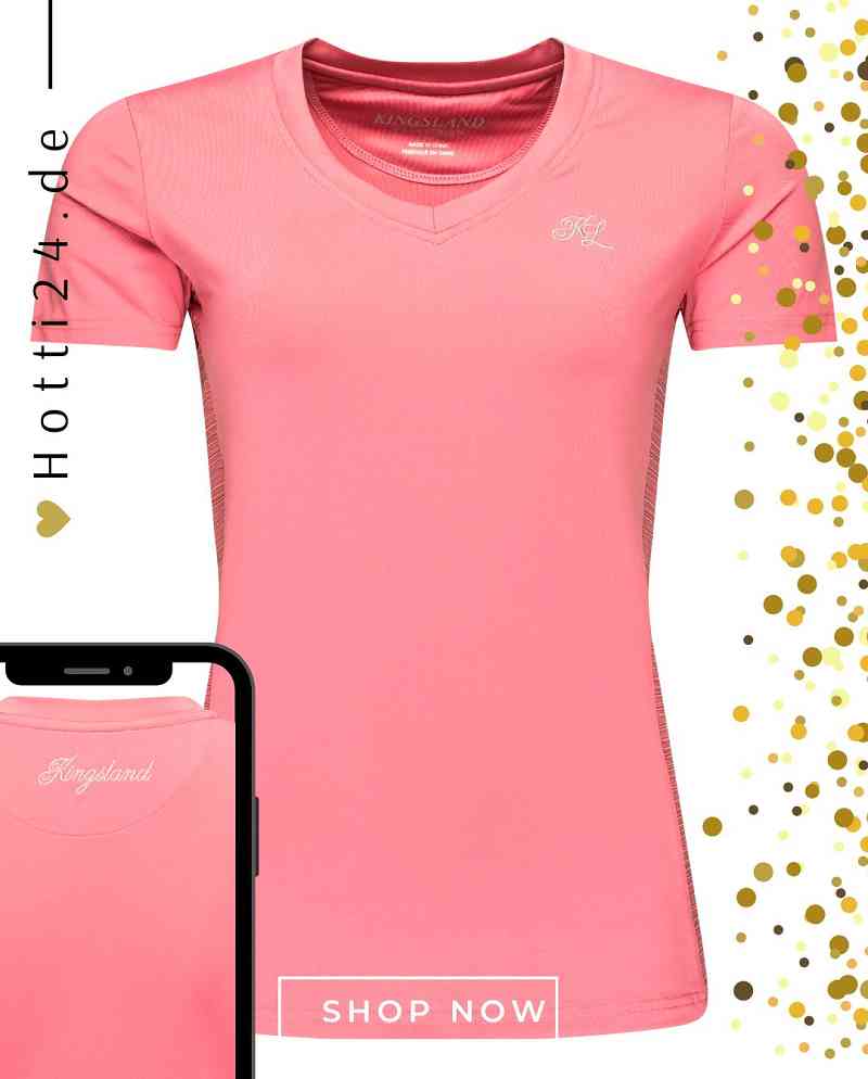 kingsland damen t-shirt carla 2320203111-3035 rosa