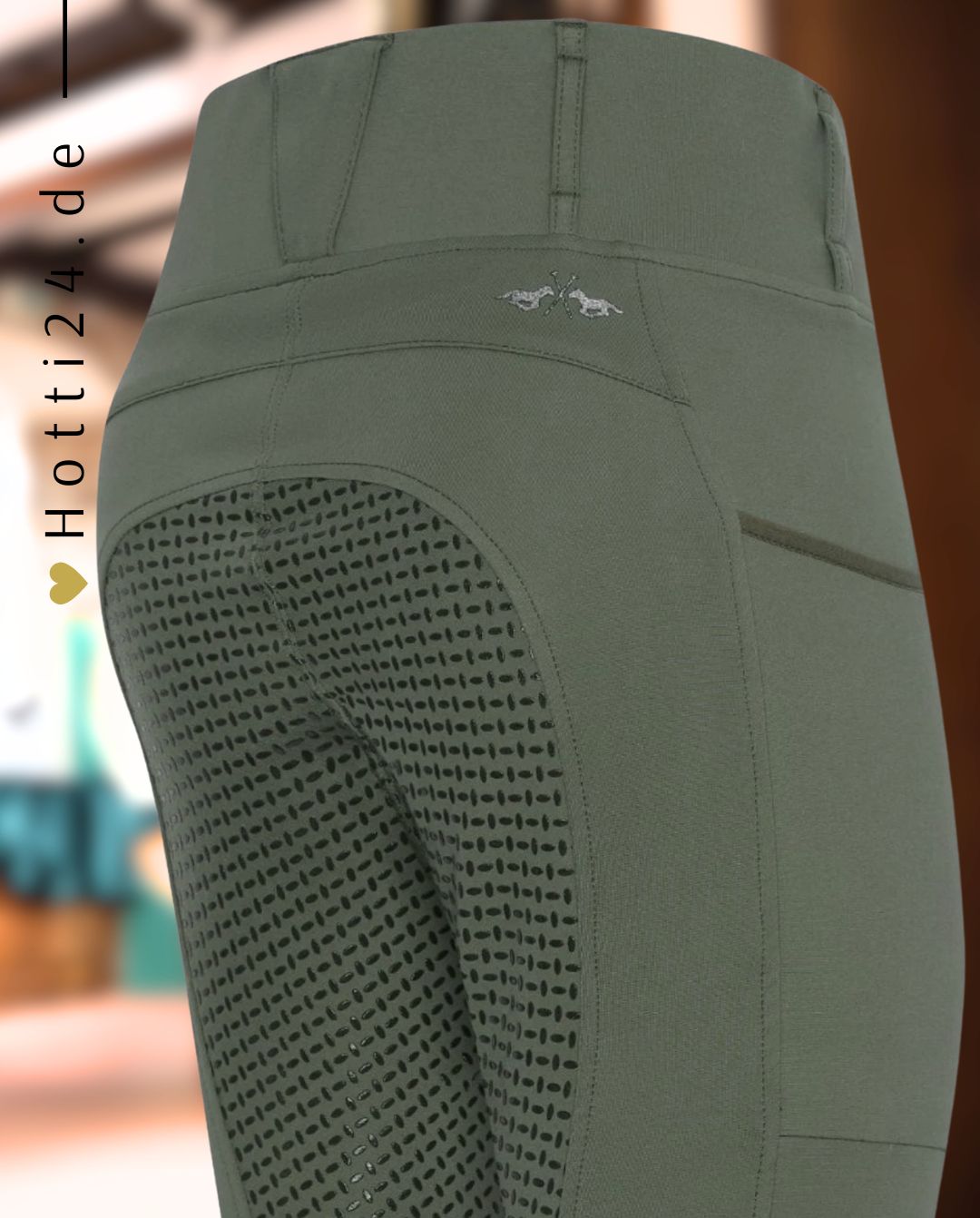 HV POLO »Reitleggings HVPLuci FullGrip Oil Green