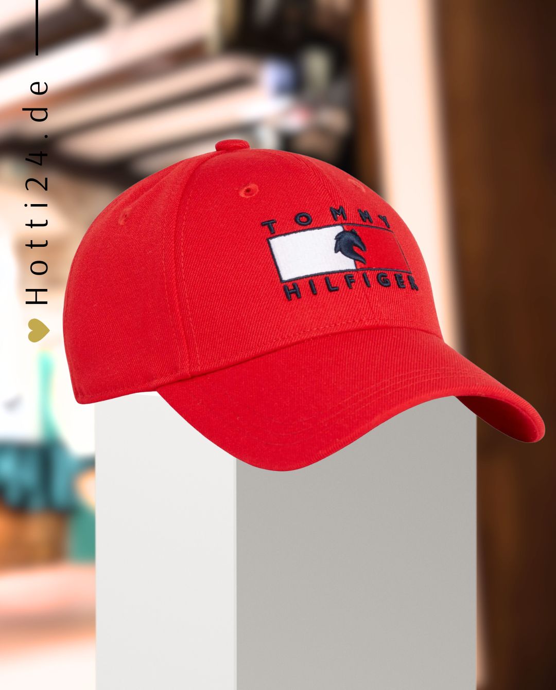 TOMMY HILFIGER »Cap Montreal Fierce Red