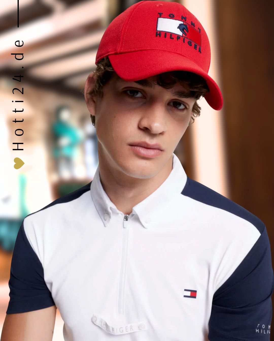 TOMMY HILFIGER »Cap Montreal Fierce Red