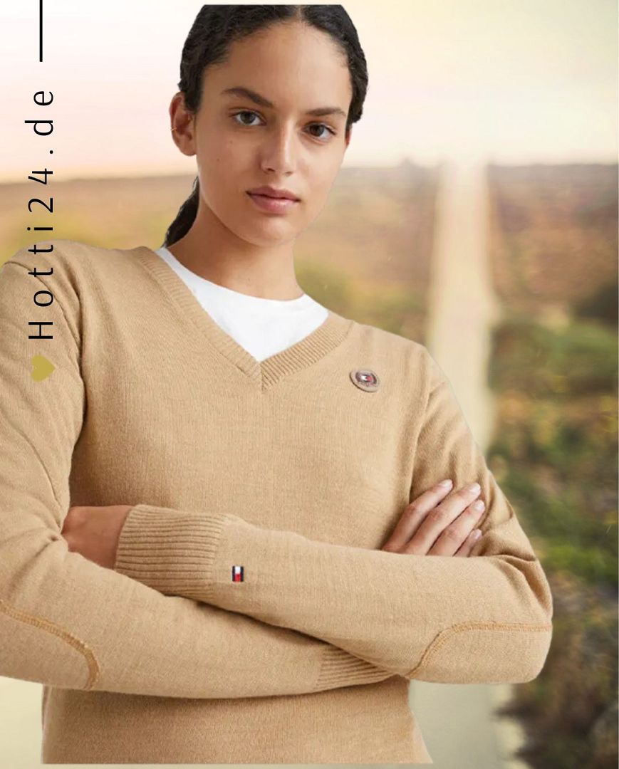 TOMMY HILFIGER​ Damen Pullover ​in Beige, Artikelnummer: TH10130-009​, erhältlich unter www.hotti24.de