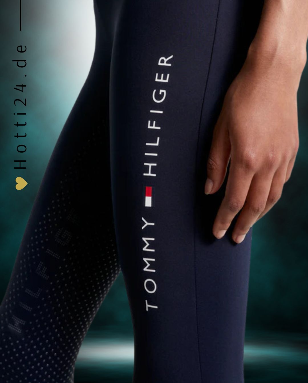 Tommy Hilfiger Equestrian®»Damen Ganzjahres Reitleggings Elmira FullGrip Blau, ist mit dem klassischen, unverkennbaren Tommy Hilfiger Branding am Oberschenkel versehen und verfügen über einen durchgehenden Silikongriff und eine praktische Handytasche Artikelnummer th13wfle761-004 erhältlich bei www.Hotti24.de