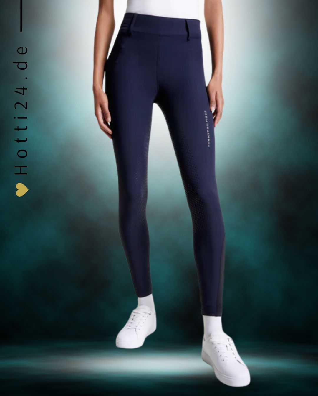 Tommy Hilfiger Equestrian »Damen Sommer Reitleggings Hudson FullGrip Blau, bietet die besten Funktionen einer Reithose und den Komfort einer Leggings. Dieses Modell besteht aus strukturiertem Stoff wie eine Reithose, jedoch ohne Reißverschluss vorne Artikelnummer th13wfbr683-004 erhältlich bei www.Hotti24.de