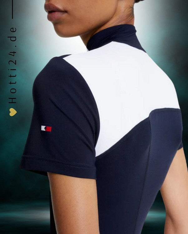 Tommy Hilfiger Equestrian® »Damen Trainingshirt Denver Cooling Weiß, Kurzarm Trainingsoberteil ist ein Muss für wärmere Tage Artikelnummer th13wsst759-001 kaufen bei www.Hotti24.de