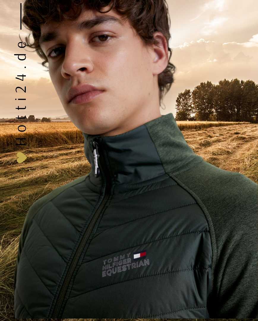 Die vorliegende Datei enthält Informationen über eine Herren-Hybridjacke von Tommy Hilfiger mit dem Namen "Albany TH08MJAC483-043" in der Farbe Grün. Diese Hybridjacke ist auf der Website www.hotti24.de verfügbar. Die Jacke kombiniert verschiedene Materialien, um Wärme und Stil zu bieten. 