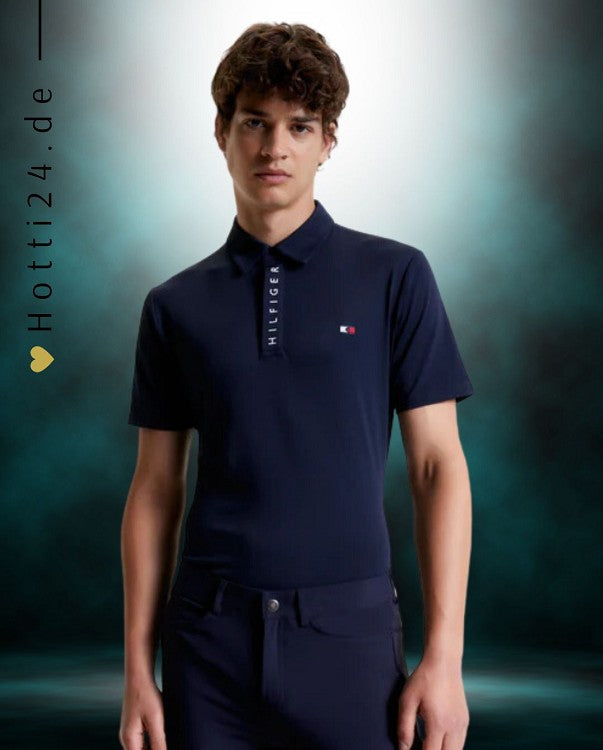 Tommy Hilfiger Equestrian® »Herren Poloshirt Harlem Blau, bietet alles, was Sie von einem klassischen Tommy Poloshirt erwarten würden Artikelnummer th13mssp713-004 erhältlich bei www.Hotti24.de