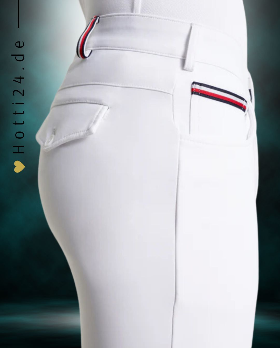 Tommy Hilfiger Equestrian® » Herren Reithose Geneva FullGrip All Year Weiß, fantastischer Hochleistungsstoff mit mehreren Funktionen, darunter schnelles Trocknen, feuchtigkeitsableitende Eigenschaften, UV-Schutz und 4-Wege-Power-Stretch Artikelnummer th08mfbr670-001 erhältlich bei www.Hotti24.de