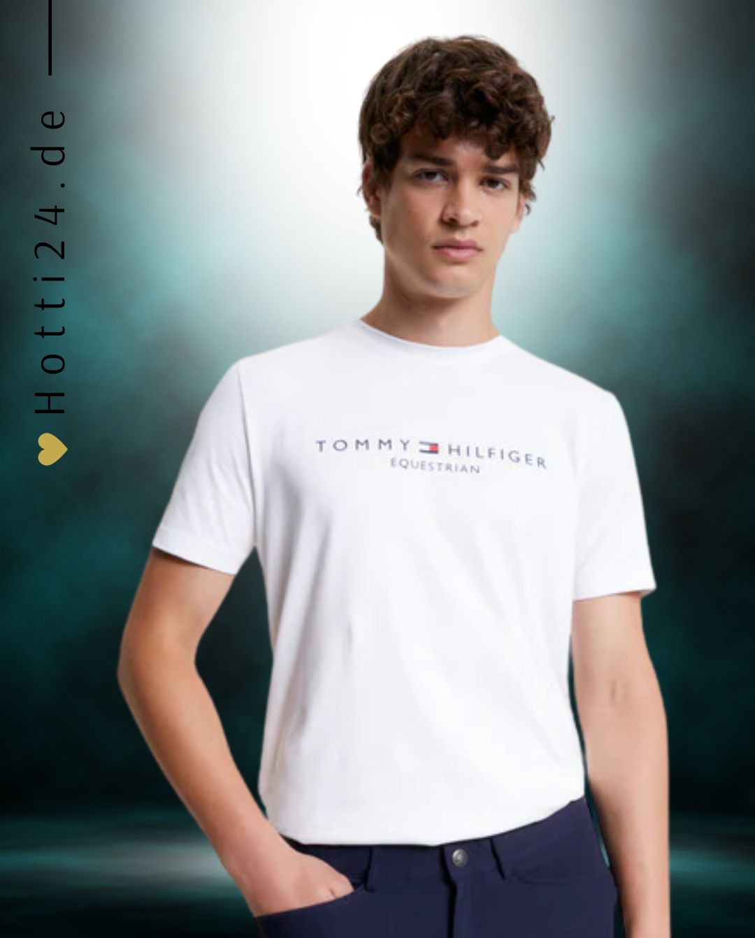 Tommy Hilfiger Equestrian® - Herren T-Shirt Williamsburg Weiß, bietet alles, was Sie von einem klassischen Tommy T-Shirt erwarten würden, mit zusätzlichem Stretch für eine sportlichere Leistung im und außerhalb des Sattels Artikelnummer th13msst757-001 erhältlich bei www.Hotti24.de