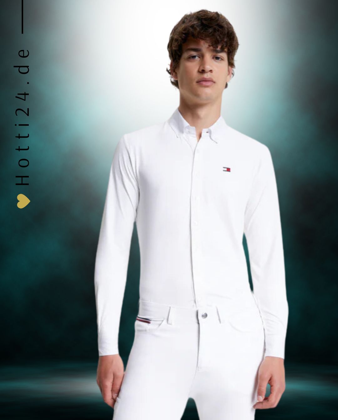 Tommy Hilfiger Equestrian® »Herren Turniershirt Amsterdam Weiß, klassisches Turniershirt mit dem gewissen Etwas und ohne Kompromisse. Mit Knopfleiste vorne, langen Ärmeln und atmungsaktivem 4-Wege-Stretch-Material, das Sie kühl hält, wenn es darauf ankommt  Artikelnummer th13msls720-001 erhältlich bei www.Hotti24.de