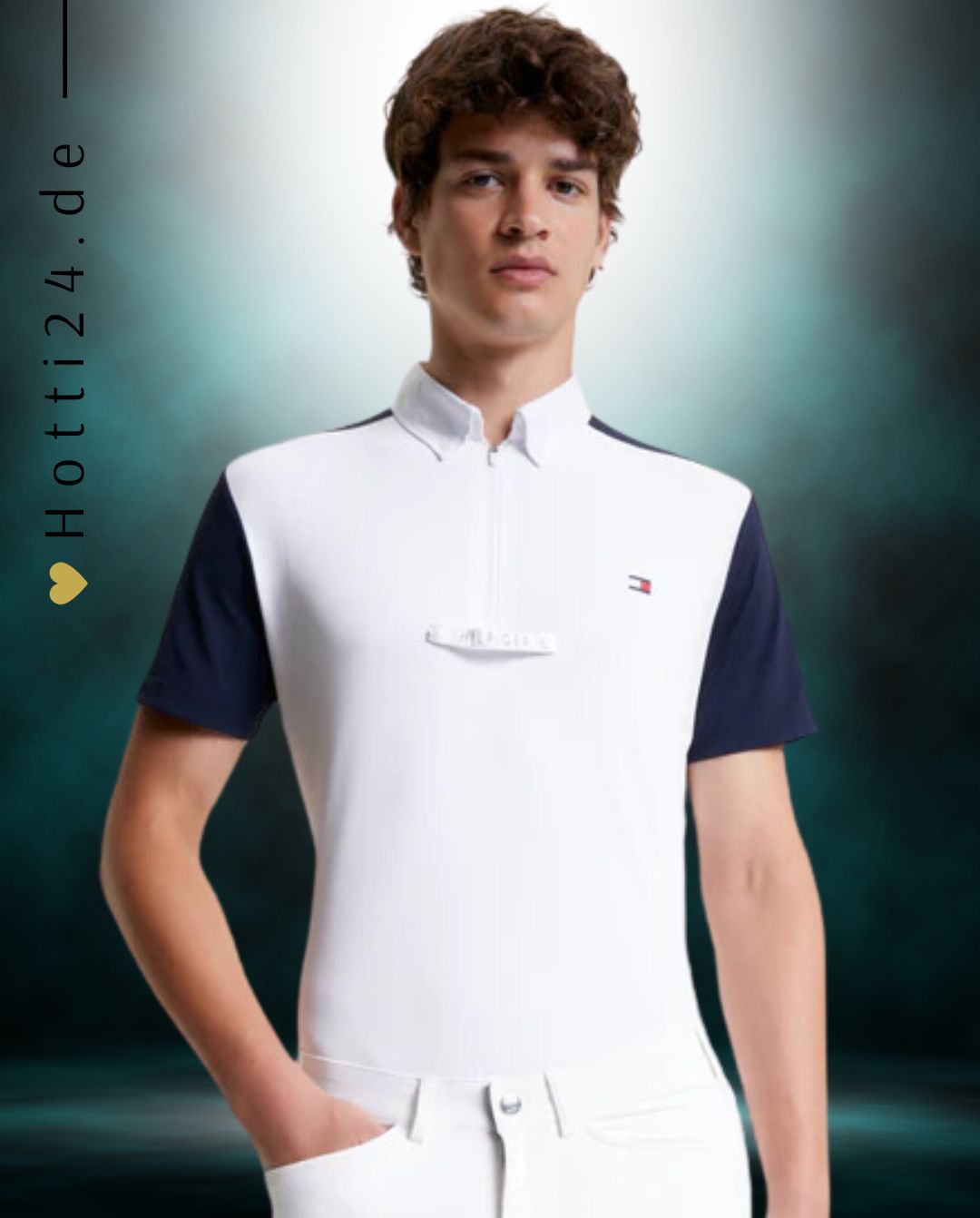 Tommy Hilfiger Equestrian® »Herren Turniershirt Poloshirt Rochester Weiß, mit dem gewissen Etwas. Der Rochester ist im traditionellen „All White“-Stil oder im sportlichen Farbblock-Stil aus atmungsaktivem 4-Wege-Stretch Artikelnummer th13msss705-045 erhältlich bei www.Hotti24.de