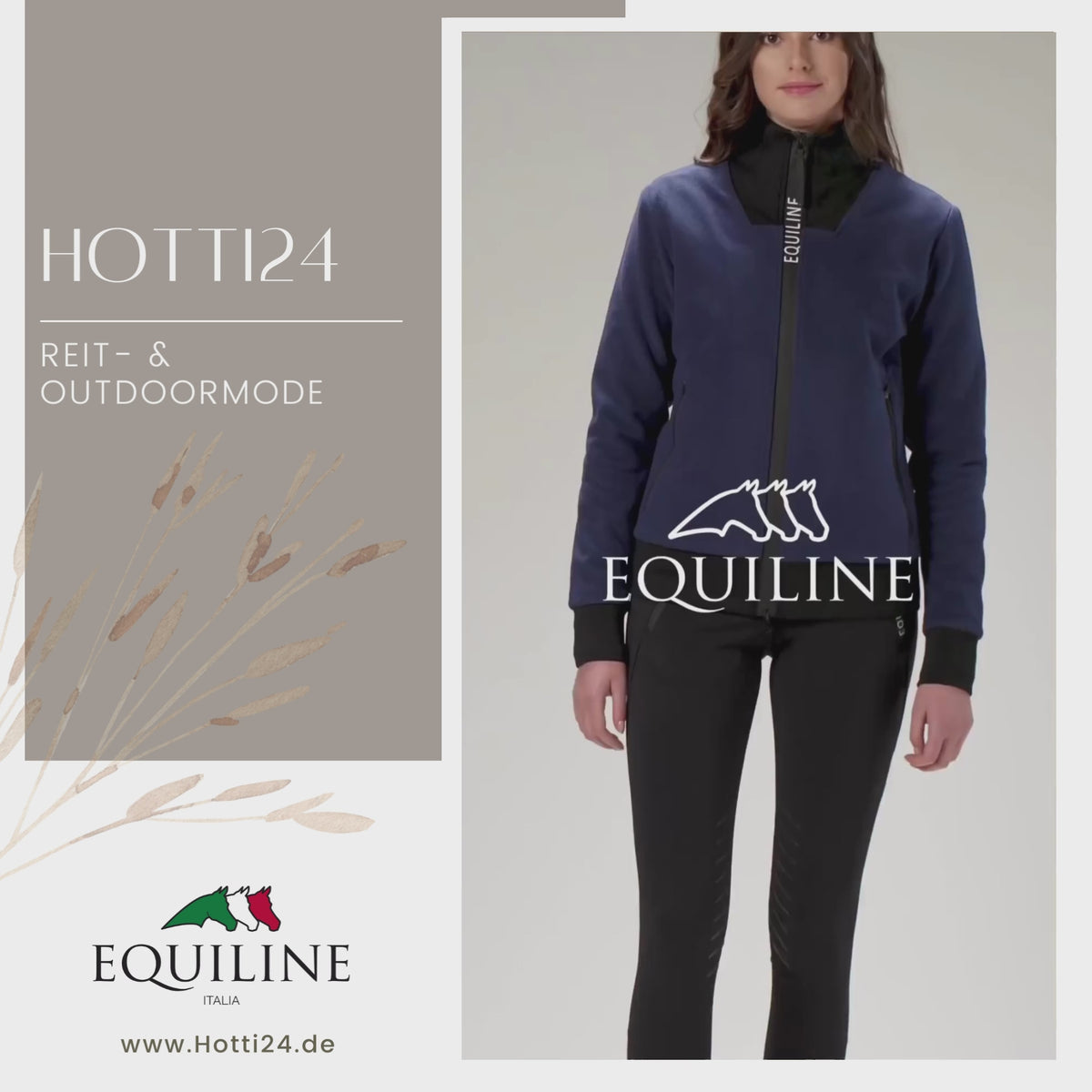 EQUILINE »Damen Fleecejacke Carolc ⏯️