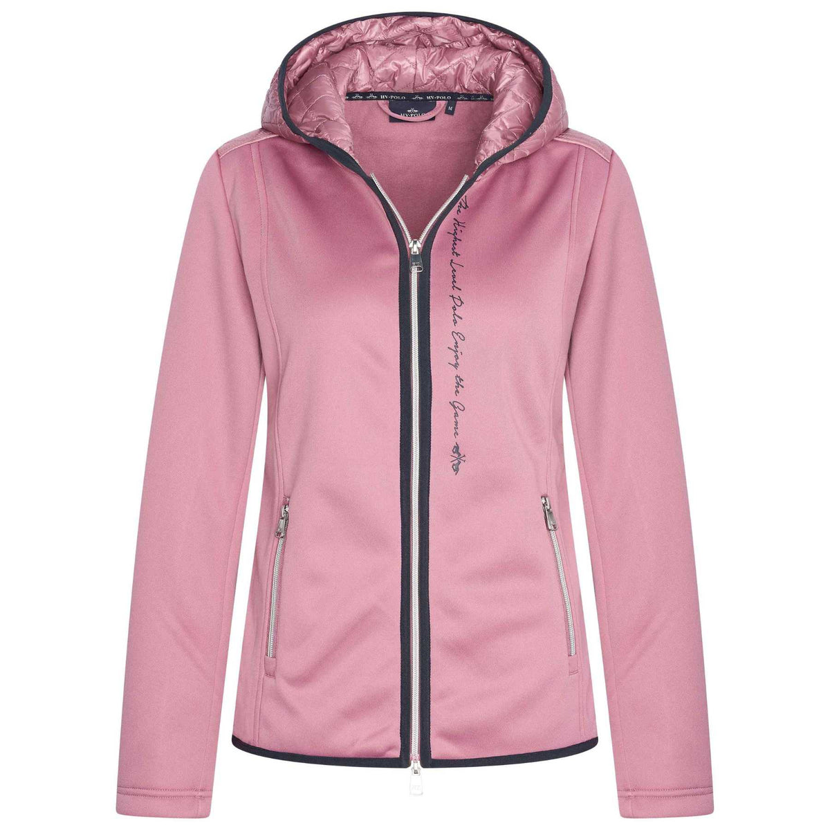 jacke rosa kapuze von vorne