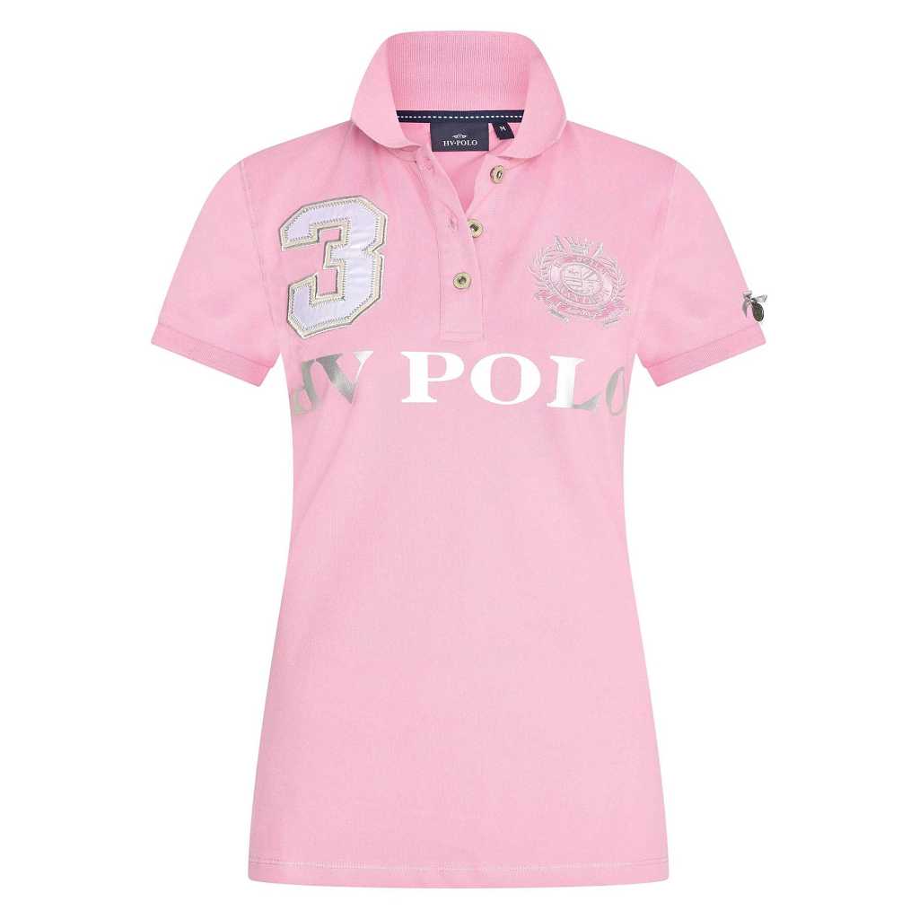 damen poloshirt rosa vorne favouritas hv polo