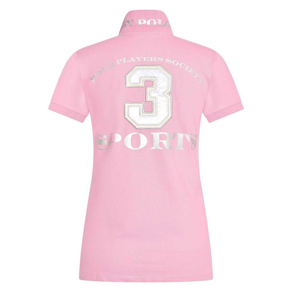 damen poloshirt rosa hinten favouritas hv polo