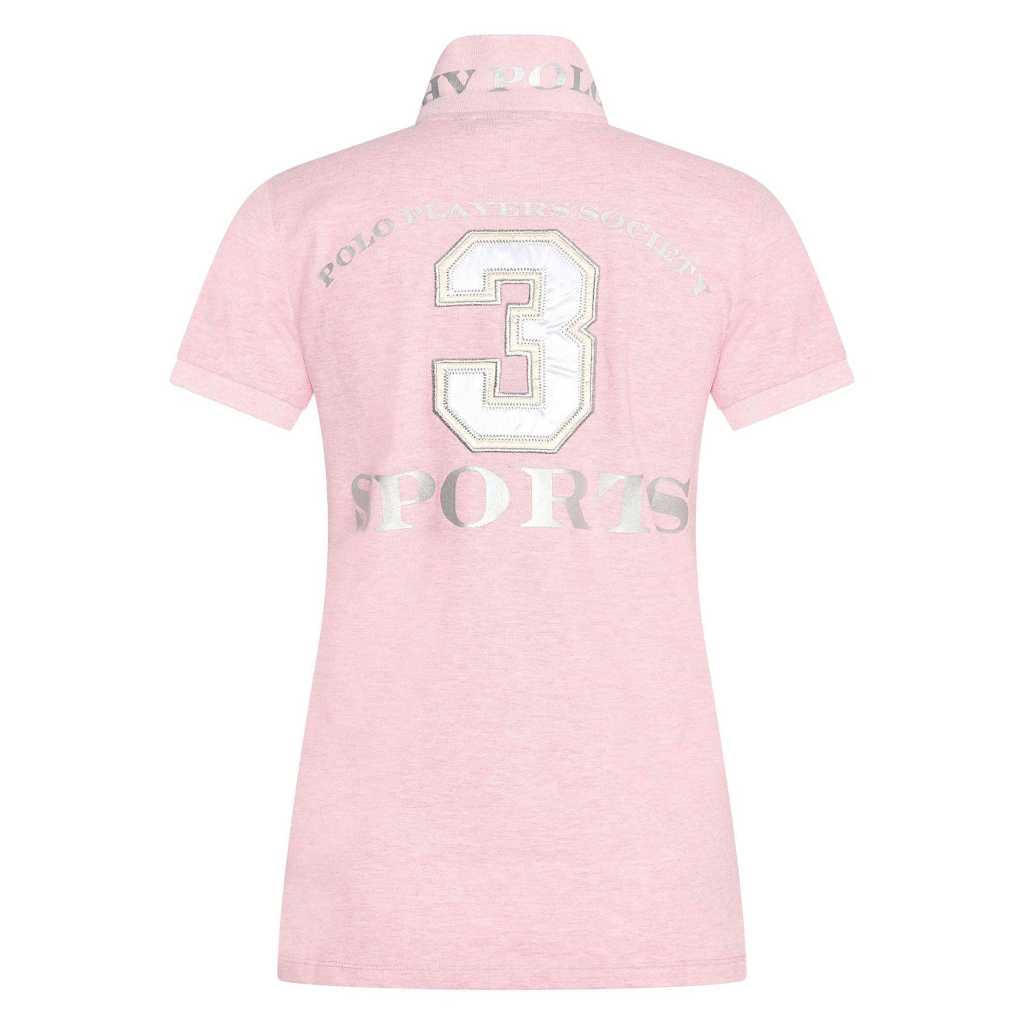 damen poloshirt rosa hinten favouritas hv polo