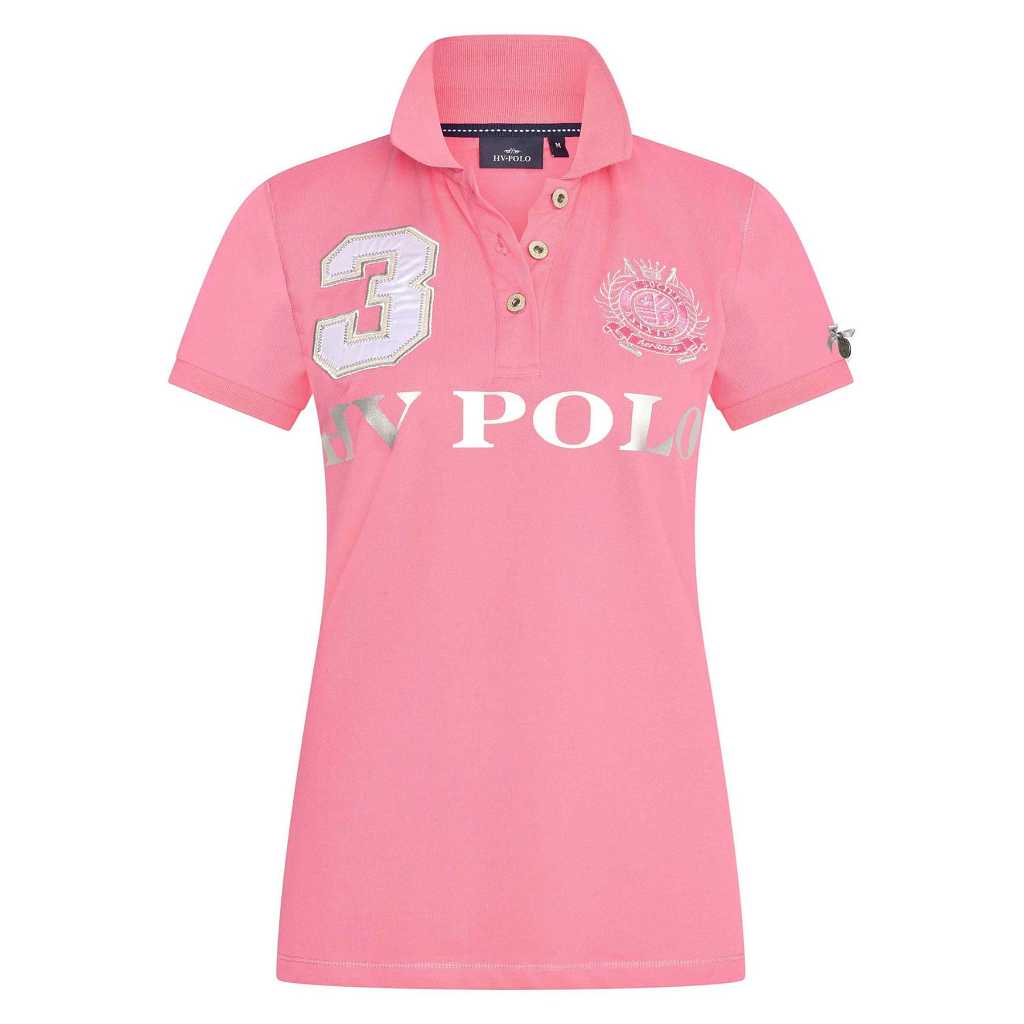 damen poloshirt rosa vorne favouritas hv polo