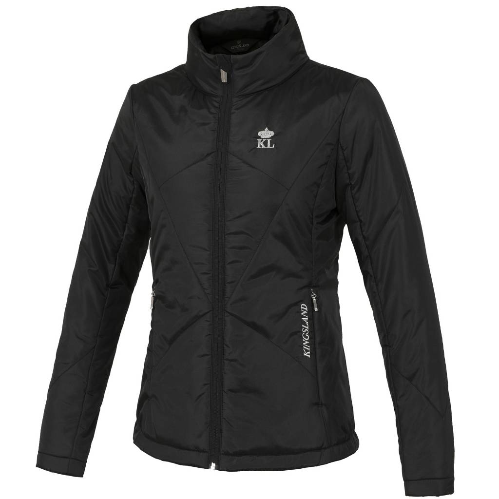 kingsland damen jacke diya schwarz vorne