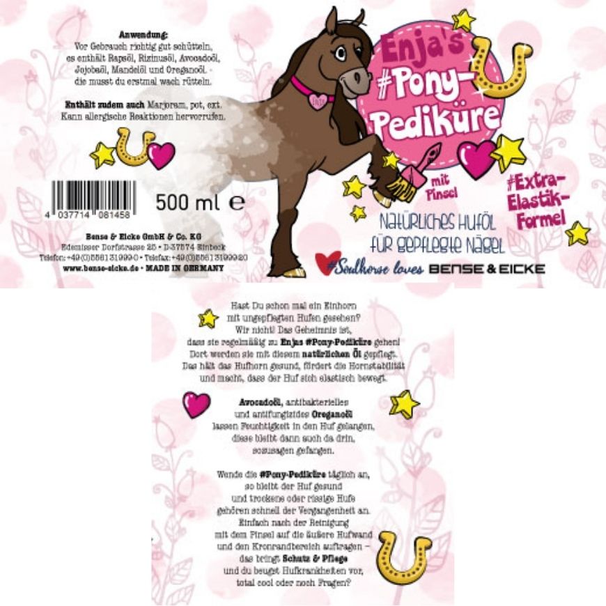 Pony Pediküre natürliches Huföl - Hotti24