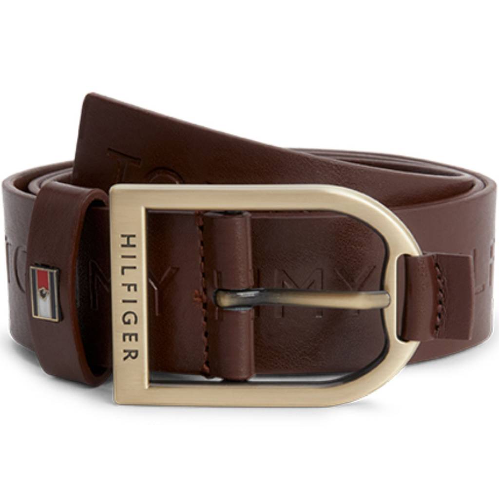 tommy hilfiger unisex guertel braun