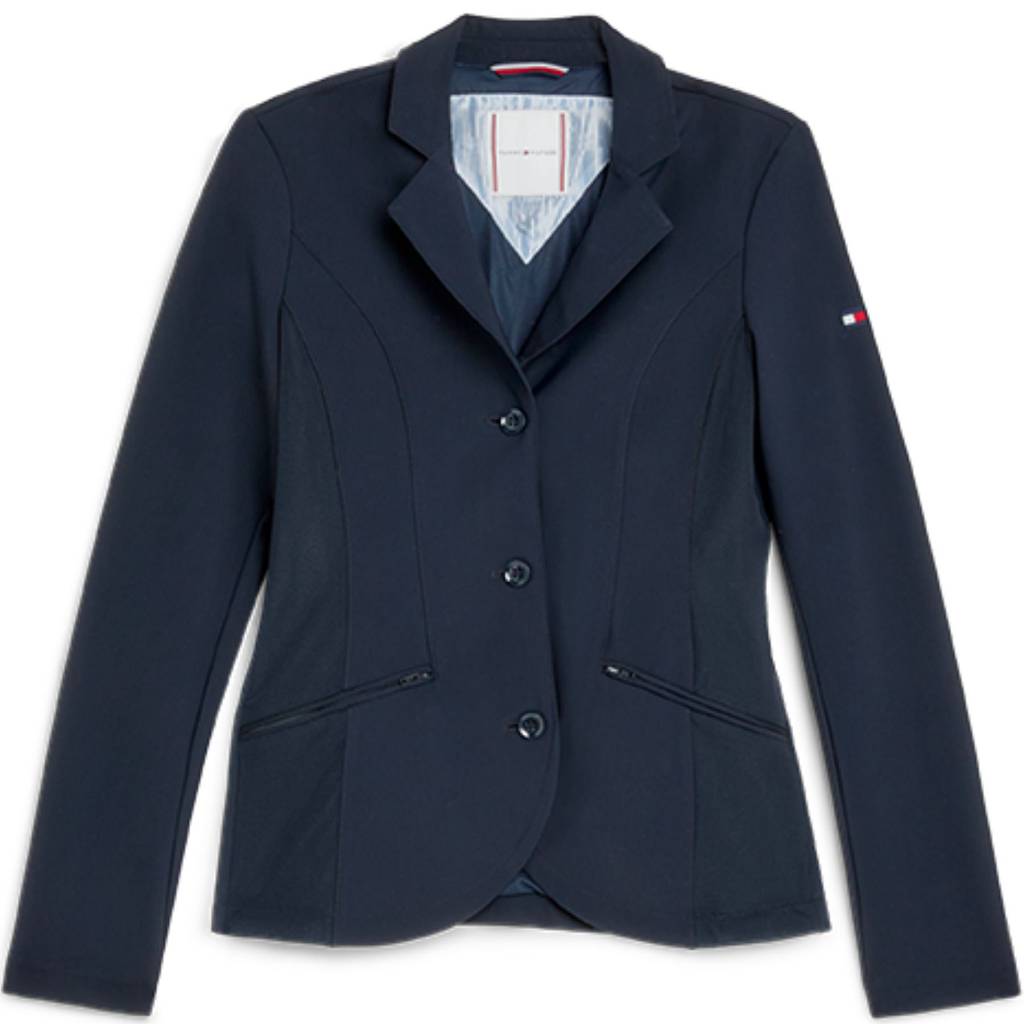 tommy hilfiger damen turniersakko blau vorne