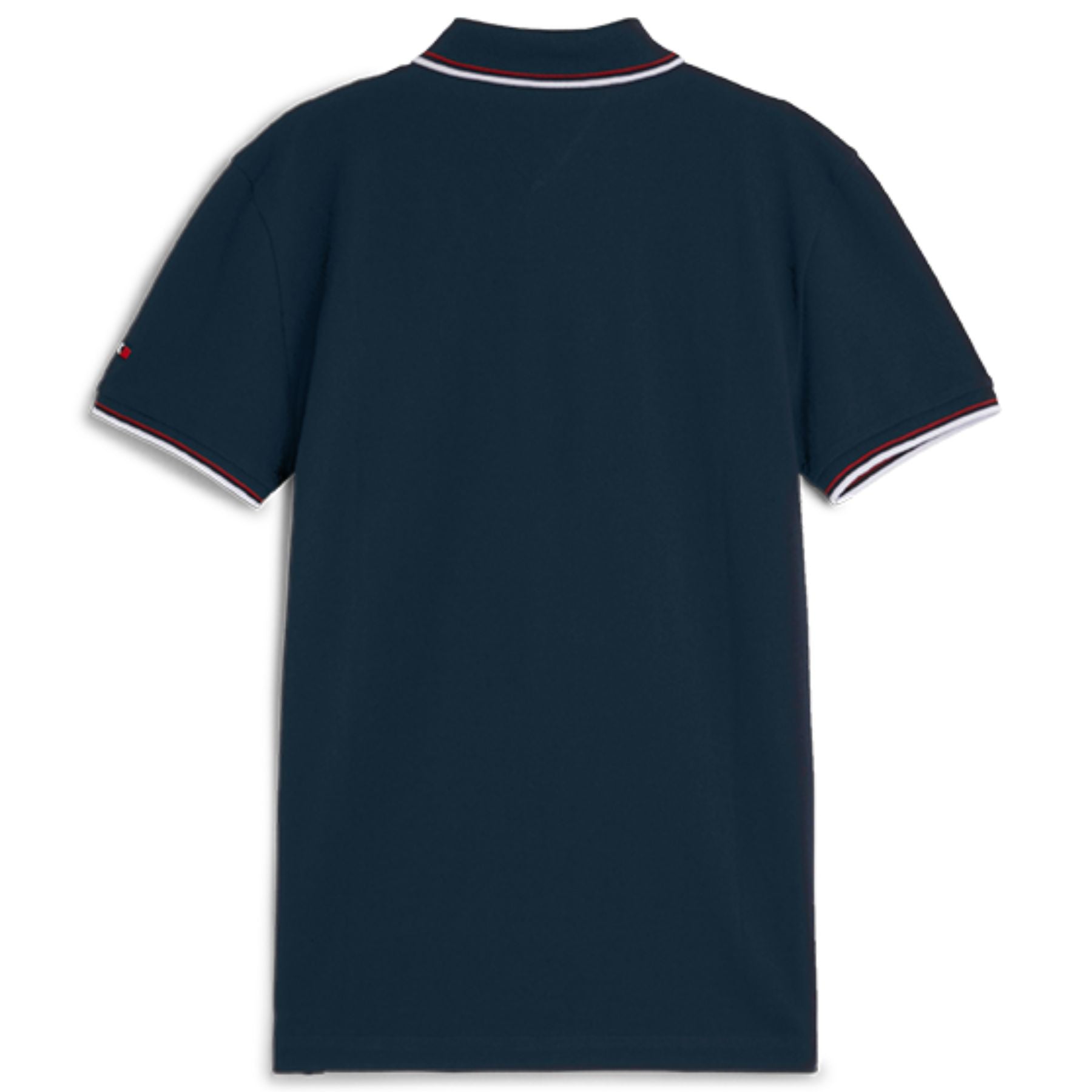 tommy hilfiger herren college poloshirt blau